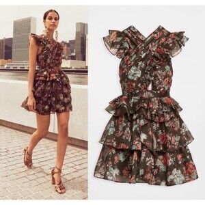 Ulla Johnson Sarafina Dress In Fern Sz 6 New